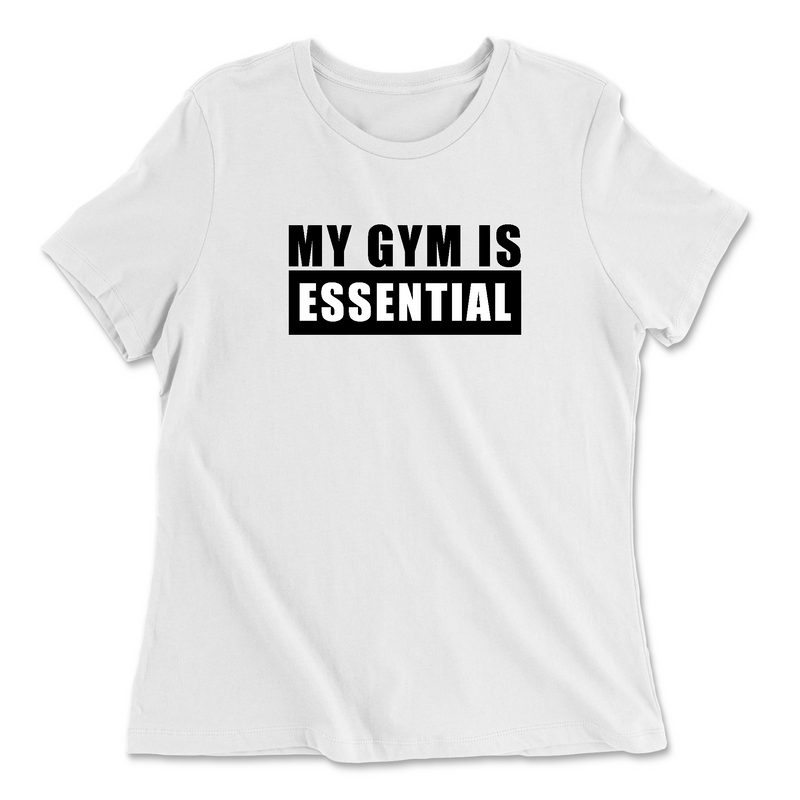 CrossFit Italian Village My Gym Is Essential Womens - Relaxed Jersey T-Shirt
