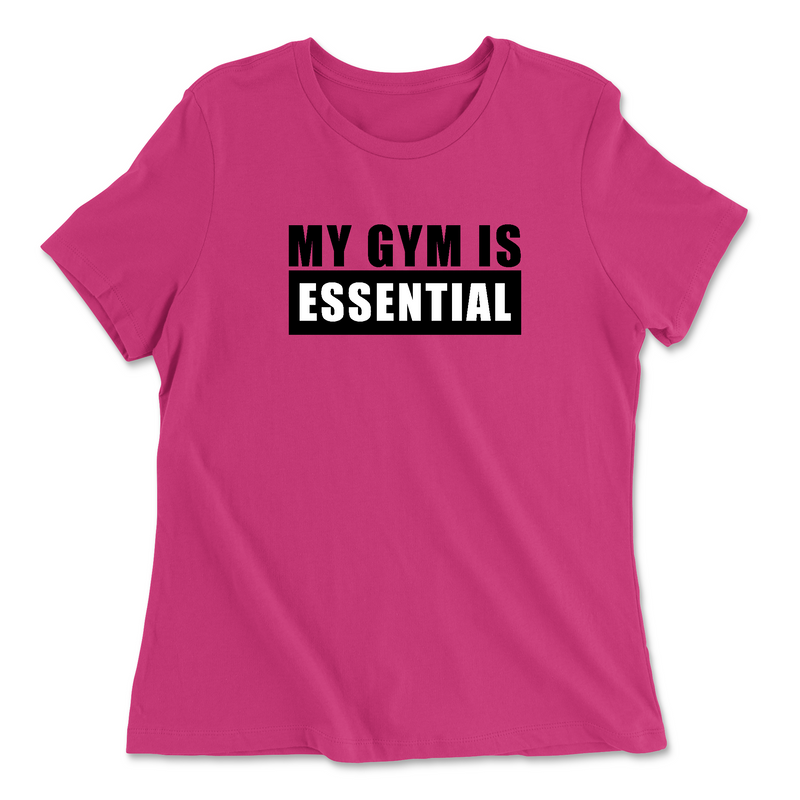 CrossFit Italian Village My Gym Is Essential Womens - Relaxed Jersey T-Shirt