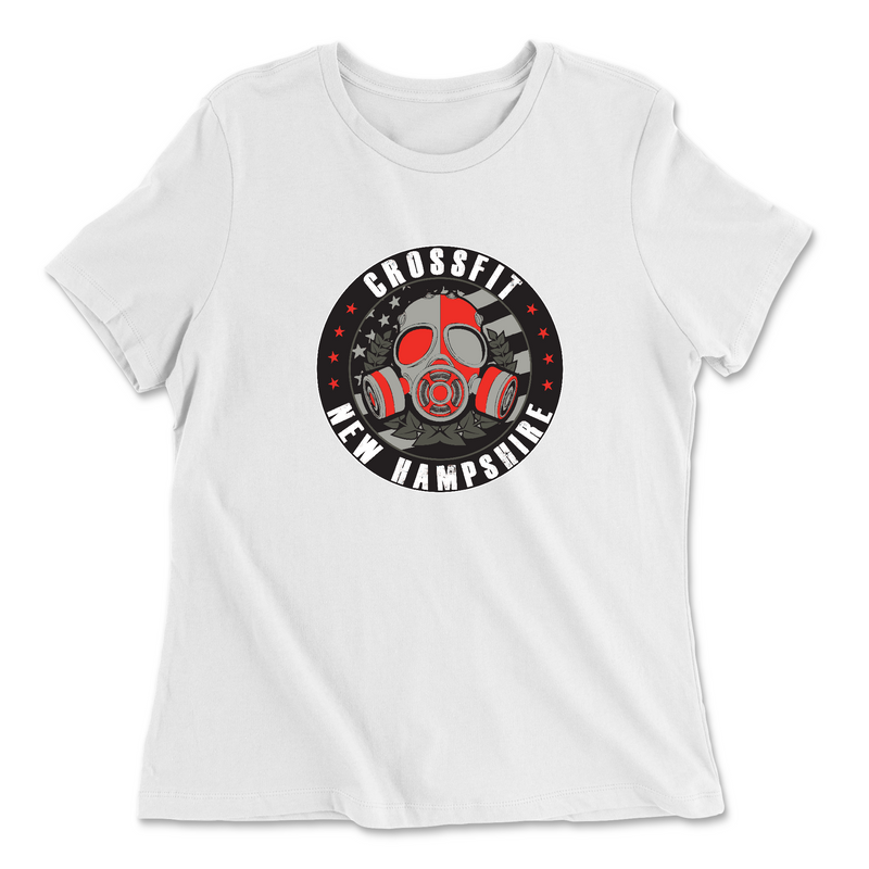 Womens 2X-Large WHITE Relaxed Jersey T-Shirt