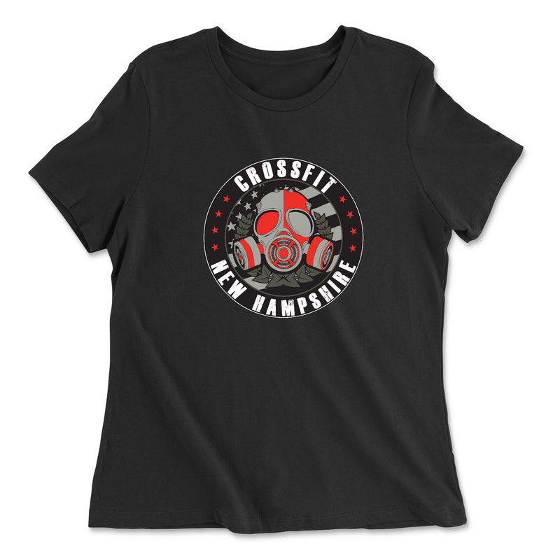 Womens 2X-Large BLACK Relaxed Jersey T-Shirt