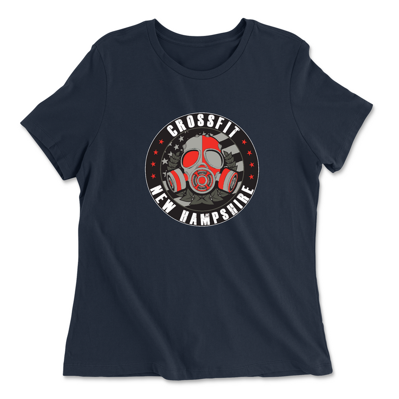 Womens 2X-Large NAVY Relaxed Jersey T-Shirt