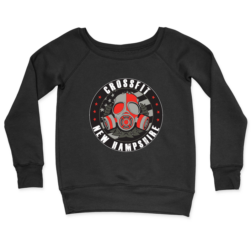 Womens 2X-Large BLACK CrewNeck
