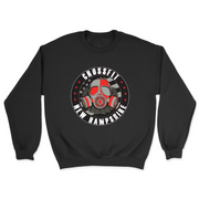 Mens 2X-Large BLACK Midweight Sweatshirt