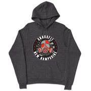 Mens 2X-Large CHARCOAL_HEATHER Hooded T-Shirt