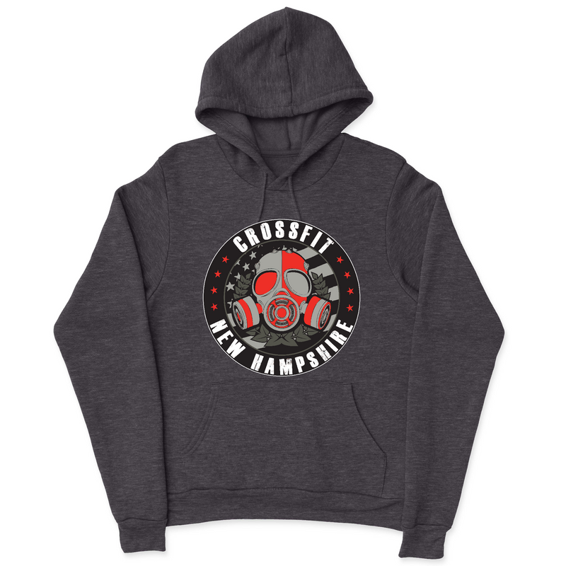 Mens 2X-Large CHARCOAL_HEATHER Hooded T-Shirt