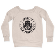 Womens 2X-Large BONE CrewNeck