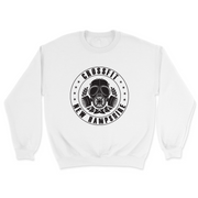 Mens 2X-Large WHITE Midweight Sweatshirt