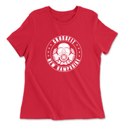 Womens 2X-Large RED Relaxed Jersey T-Shirt