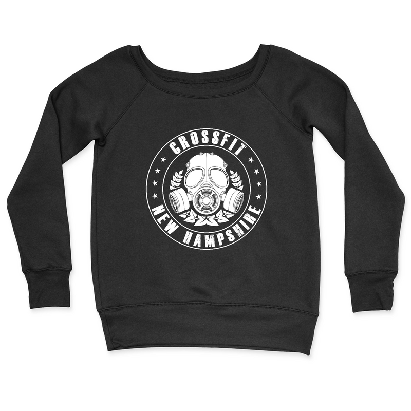 Womens 2X-Large BLACK CrewNeck