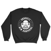 Mens 2X-Large BLACK Midweight Sweatshirt
