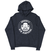 Mens 2X-Large NAVY_HEATHER Hooded T-Shirt
