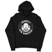 Mens 2X-Large BLACK Hooded T-Shirt