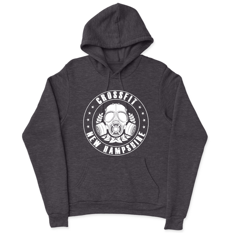 Mens 2X-Large CHARCOAL_HEATHER Hooded T-Shirt