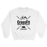 Mens 2X-Large WHITE Midweight Sweatshirt