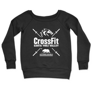 Womens 2X-Large BLACK CrewNeck