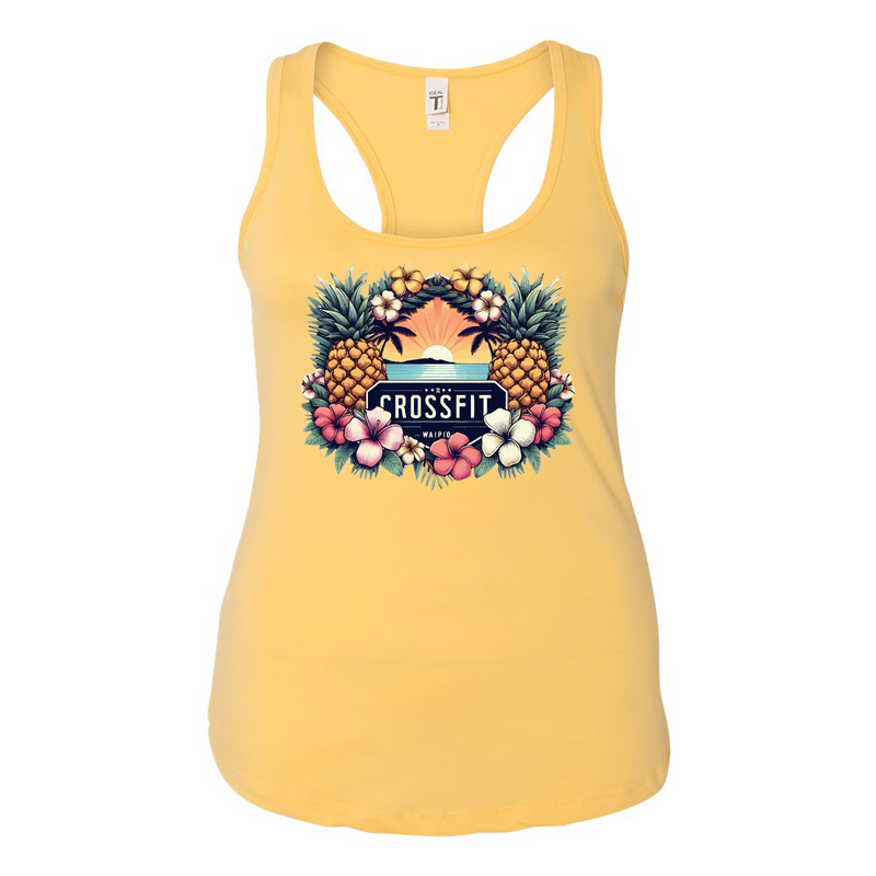 Womens 2X-Large BANANA_CREAM Tank Top