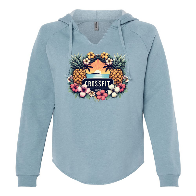 Womens 2X-Large MISTY_BLUE Hoodie