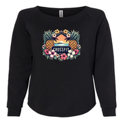 Womens 2X-Large BLACK CrewNeck