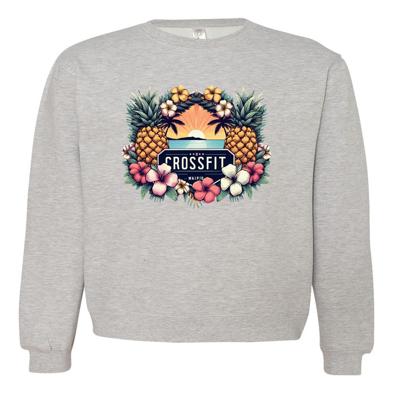 Mens 2X-Large GREY_HEATHER Midweight Sweatshirt
