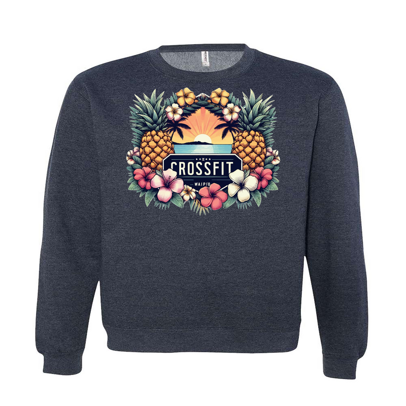 Mens 2X-Large CLASSIC_NAVY_HEATHER Midweight Sweatshirt