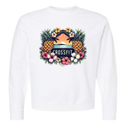 Mens 2X-Large WHITE Midweight Sweatshirt
