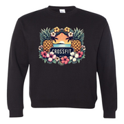 Mens 2X-Large BLACK Midweight Sweatshirt