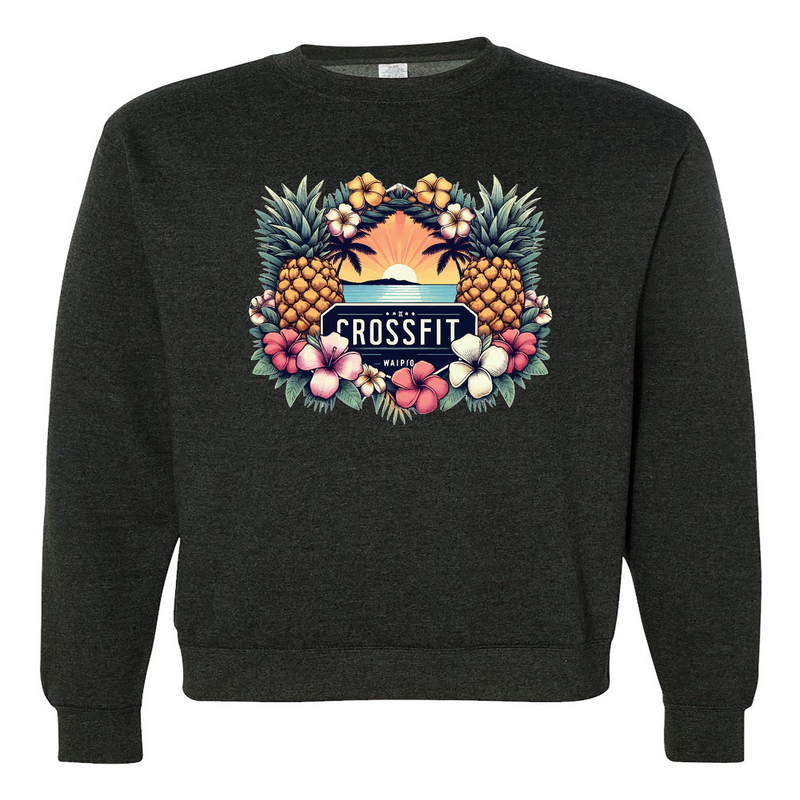 Mens 2X-Large CHARCOAL_HEATHER Midweight Sweatshirt