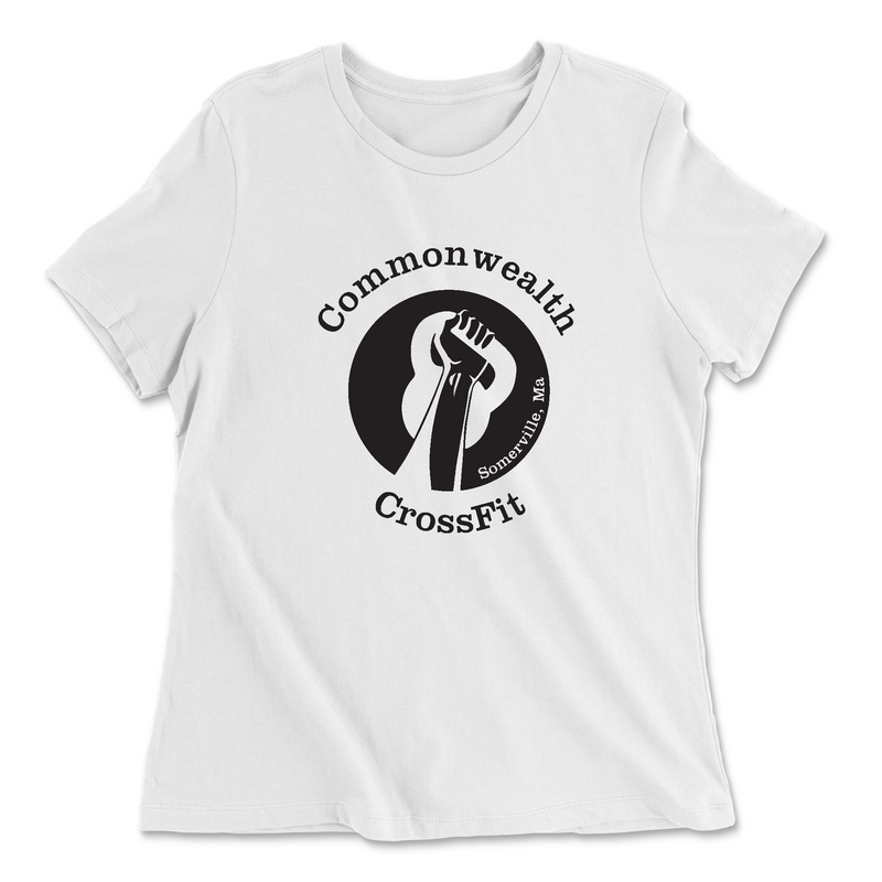 Womens 2X-Large WHITE Relaxed Jersey T-Shirt