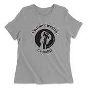 Womens 2X-Large SOLID_ATHETIC_GREY Relaxed Jersey T-Shirt