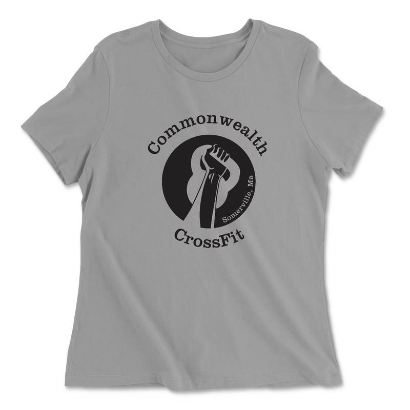 Womens 2X-Large SOLID_ATHETIC_GREY Relaxed Jersey T-Shirt