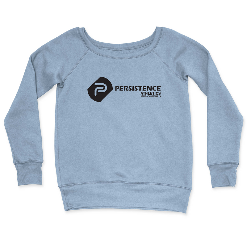 Womens 2X-Large MISTY_BLUE CrewNeck