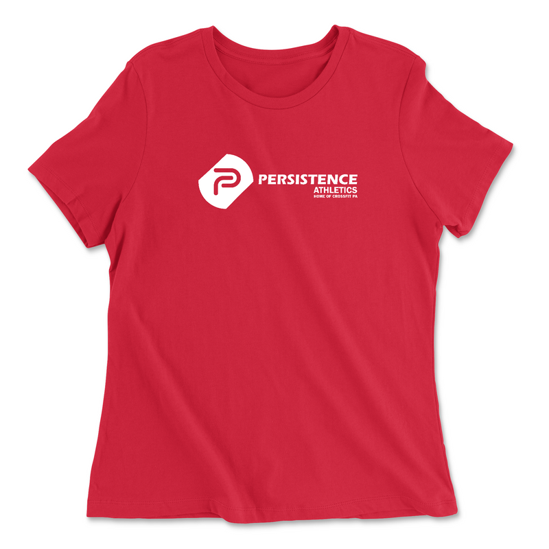 Womens 2X-Large RED Relaxed Jersey T-Shirt