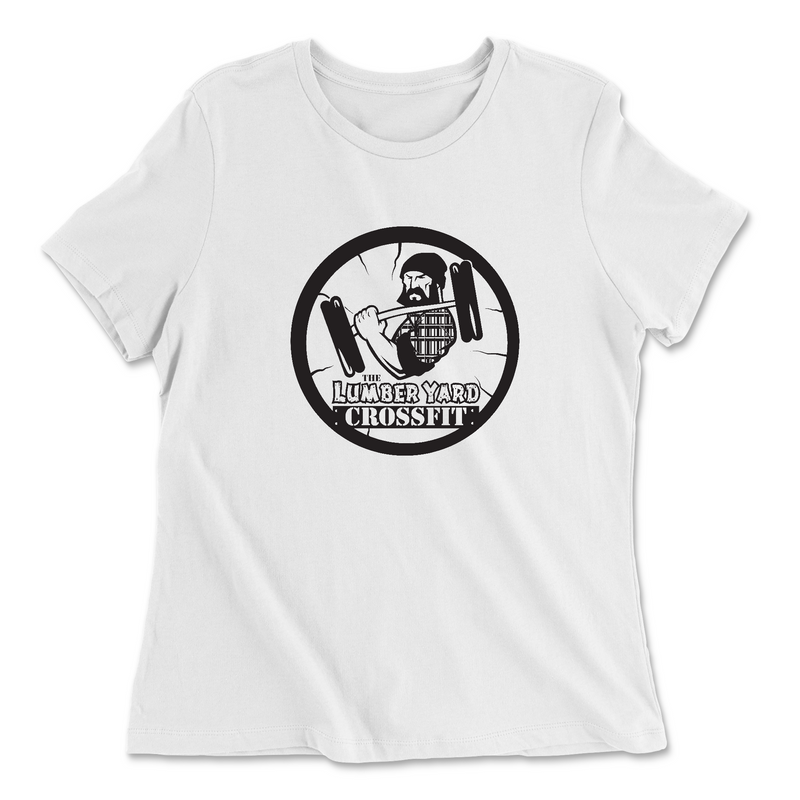 Womens 2X-Large WHITE Relaxed Jersey T-Shirt