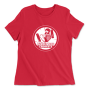 Womens 2X-Large RED Relaxed Jersey T-Shirt