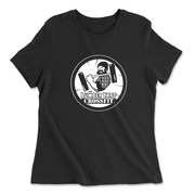 Womens 2X-Large BLACK Relaxed Jersey T-Shirt