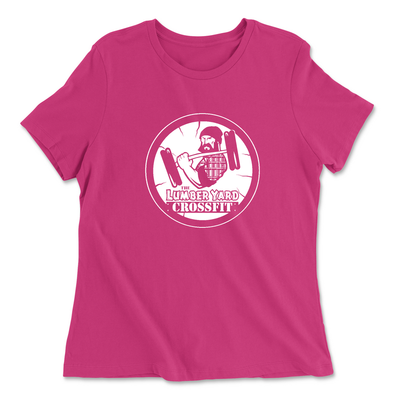 Womens 2X-Large BERRY Relaxed Jersey T-Shirt