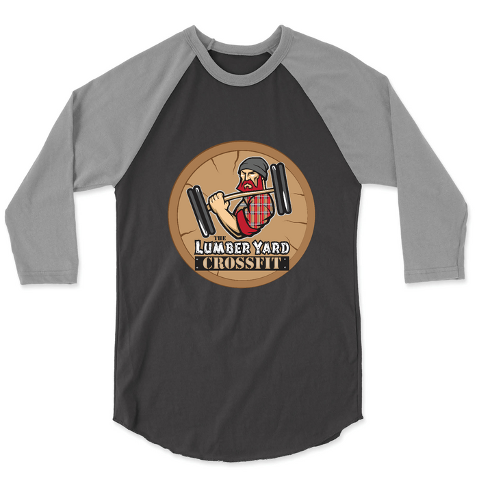 Mens 2X-Large VINTAGE_SMOKE_GRAPHITE_HEATHER 3/4 Sleeve