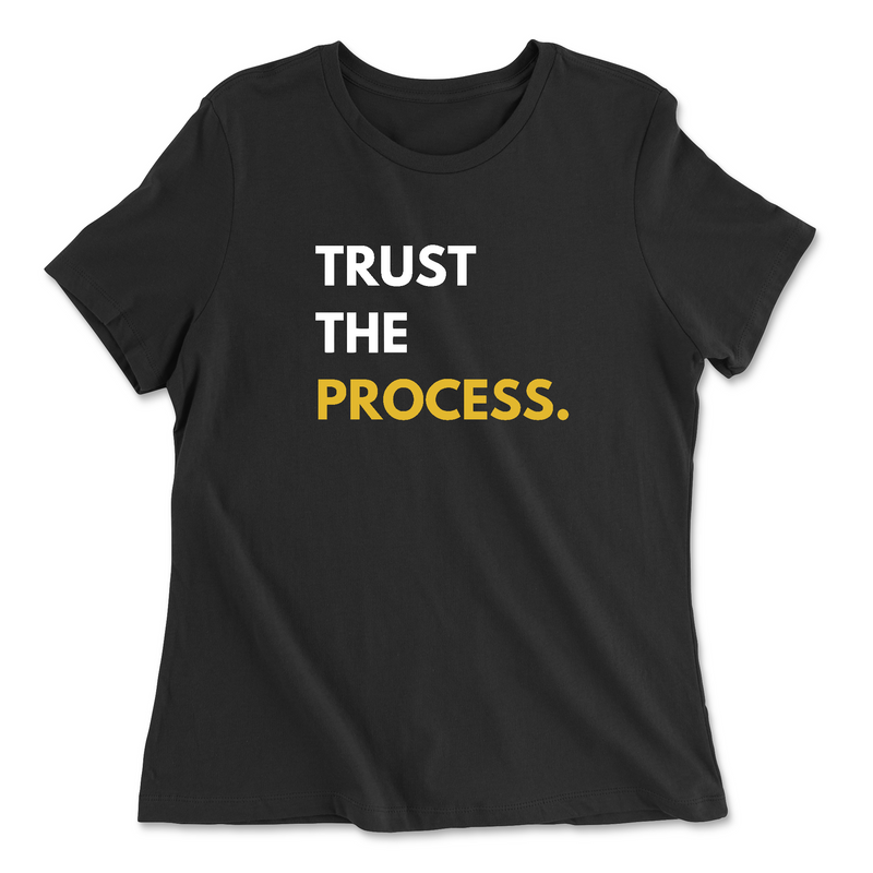CrossFit HTS Carrboro Trust The Process Womens - Relaxed Jersey T-Shirt