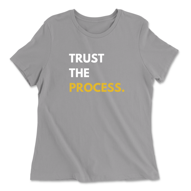 CrossFit HTS Carrboro Trust The Process Womens - Relaxed Jersey T-Shirt
