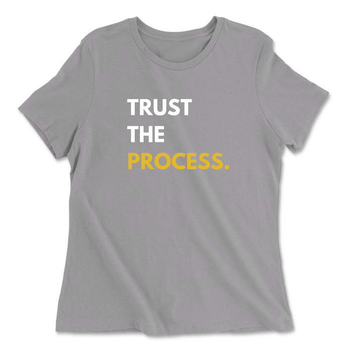CrossFit HTS Carrboro Trust The Process Womens - Relaxed Jersey T-Shirt