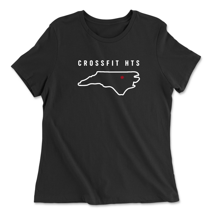 CrossFit HTS Carrboro State Womens - Relaxed Jersey T-Shirt