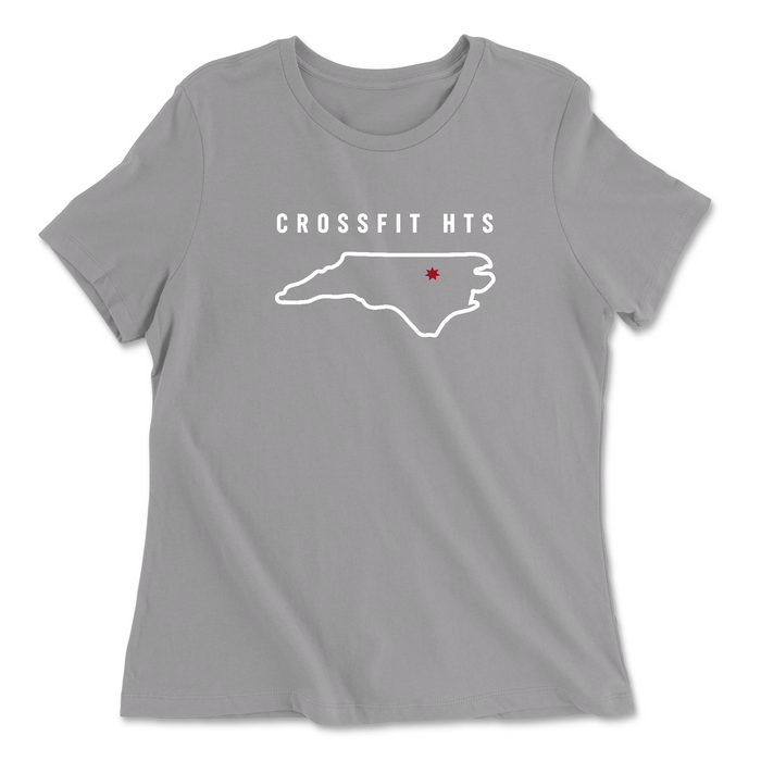 CrossFit HTS Carrboro State Womens - Relaxed Jersey T-Shirt