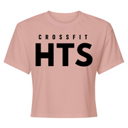 Womens 2X-Large Desert Pink Crop Top (FRONT PRINT ONLY)