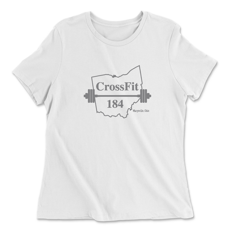 Womens 2X-Large WHITE Relaxed Jersey T-Shirt