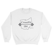Mens 2X-Large WHITE Midweight Sweatshirt