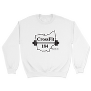 Mens 2X-Large WHITE Midweight Sweatshirt