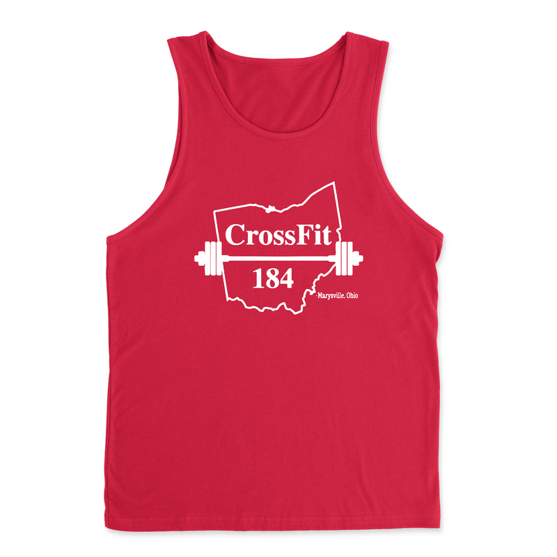 Mens 2X-Large RED Tank Top