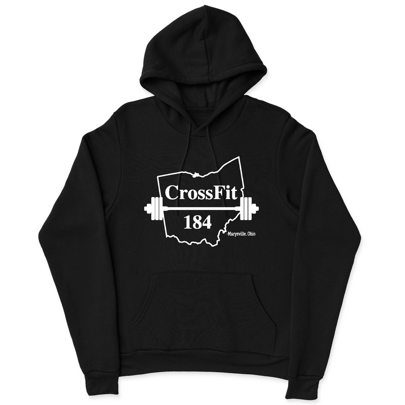 Mens 2X-Large BLACK Hooded T-Shirt