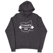 Mens 2X-Large CHARCOAL_HEATHER Hooded T-Shirt