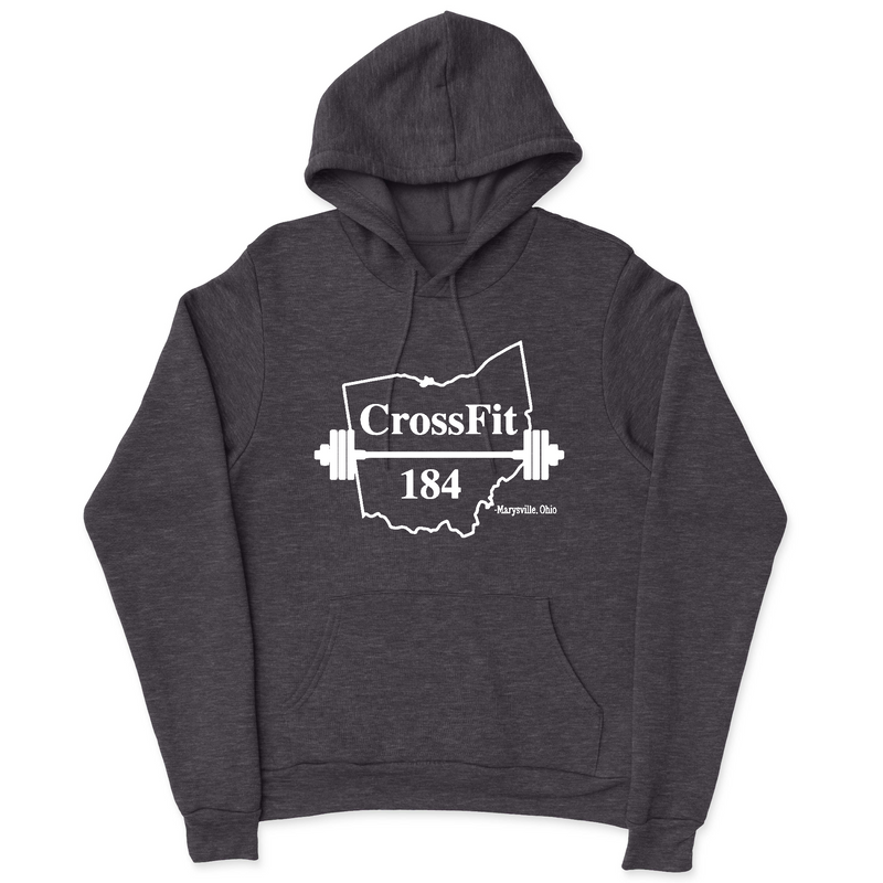 Mens 2X-Large CHARCOAL_HEATHER Hooded T-Shirt